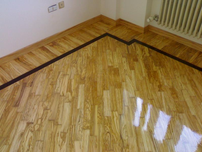 lamparquet olivo con fascia e bindello in wengè